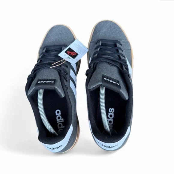 Size 11 Adidas Men's Gray and White Sneakers - Picture 7 of 7